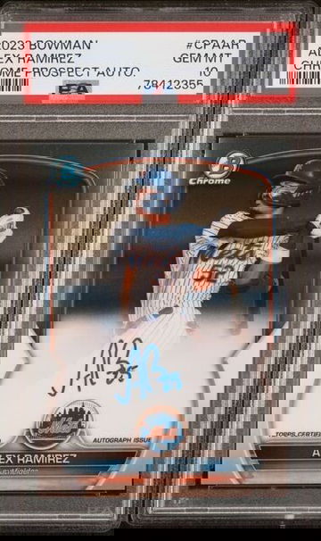 2023 Bowman Chrome #CPAAR Alex Ramirez Auto PSA 10 Gem Mint Rookie Auto
