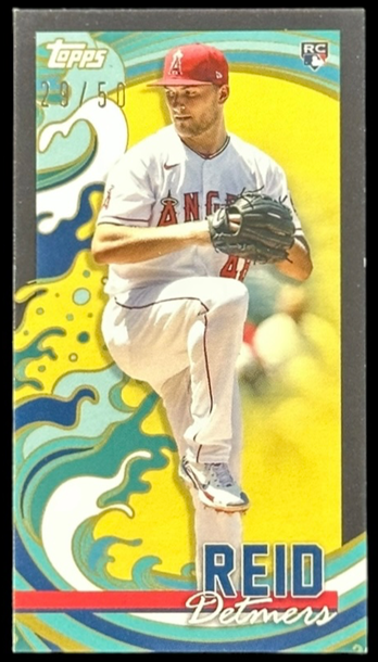 2022 Topps Rip Reid Detmers Mini Black /50 RC