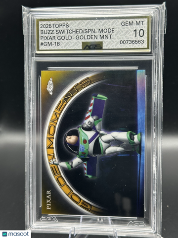 2025 Topps Chrome Pixar GOLD AGS 10