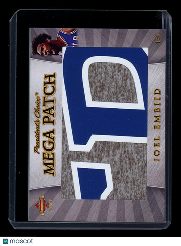 2020 2023 President's Choice Solitaire 2.0 Mega Patch Joel Embiid /1 Patch