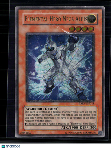 Tactical Evolution Elemental HERO Neos Alius Ultimate Rare