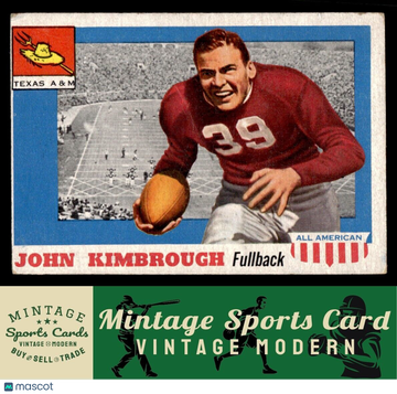 1955 Topps All-American John Kimbrough #2