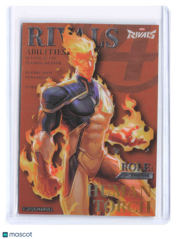 2026 Cardfun Marvel Rivals Eternal Glory Human Torch #MR-Z-36