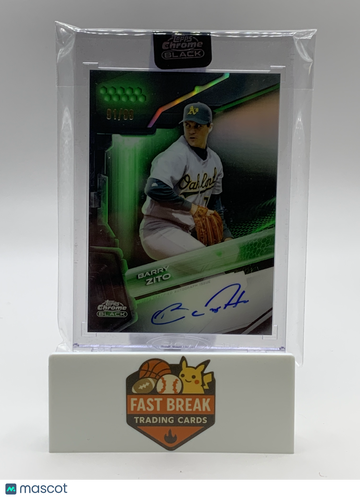 2026 Topps Chrome Black Barry Zito #CBA-BZ Green Refractor /99