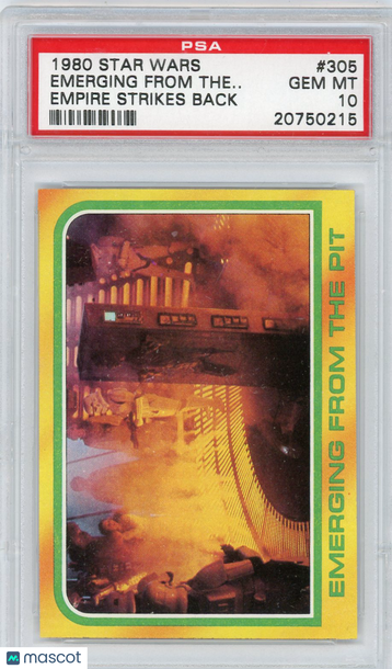 1980 Star Wars Empire Strikes Back Emerging From The.. #305 PSA 10