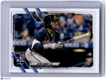 Ozzie Albies 2021 Topps Update Series All-Star Game Platinum 68/70 #ASG-25