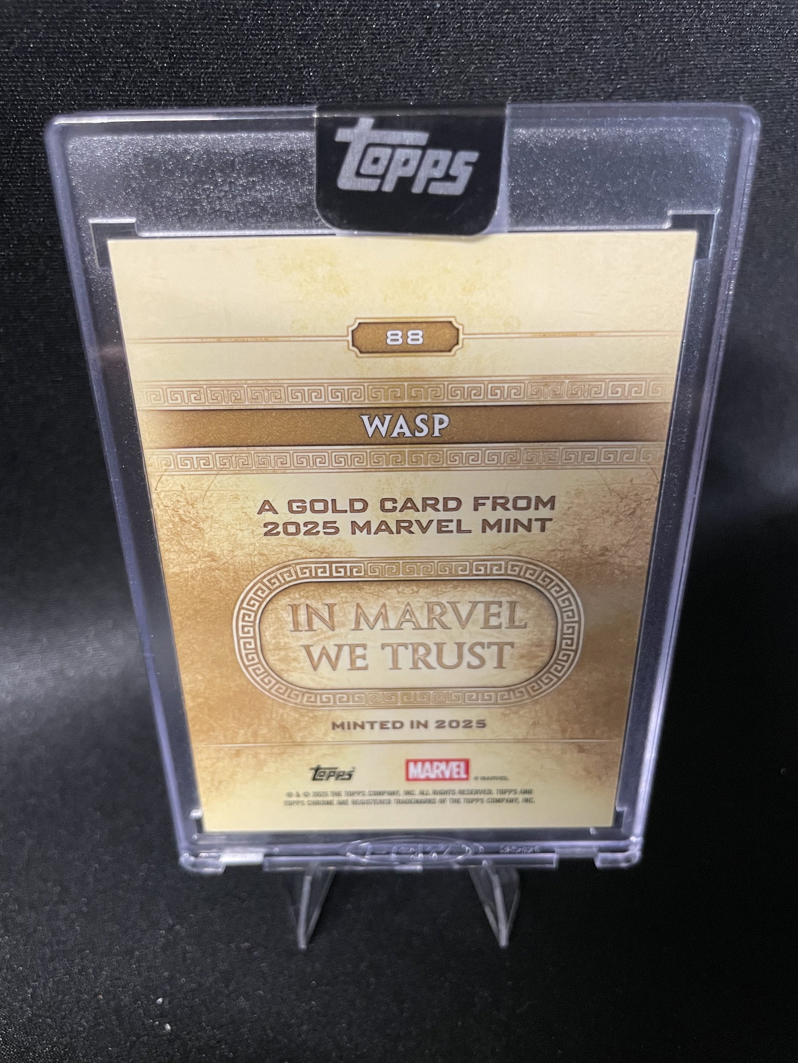 Topps Marvel chrome The Wasp 直筆サインカード 2025 Topps Chrome Marvel Mint Wasp 7/50 #88 | MySlabs