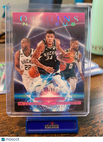 2023 Origins Damian Lillard Giannis Antetokounmpo Khris Middleton #19 Pink