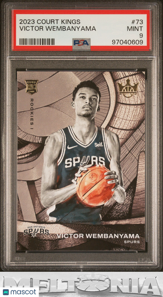 2023-24 Panini Court Kings Victor Wembanyama #73 RC PSA 9