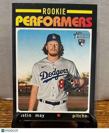 2020 Topps Heritage - Rookie Performers Dustin May #RP-9