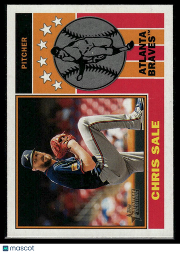 2025 Topps Heritage Chris Sale #76PI-19 1976 Player Icons