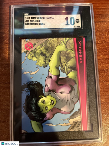 2011 Rittenhouse Marvel Dangerous Divas - [Base] She-Hulk #18 SGC 10