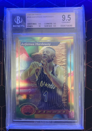 1993-94 Topps Finest Anfernee Hardaway#189 BGS 9.5