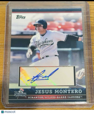 2010 Topps Pro Debut Jesus Montero #PDA-JM2 Autograph AU