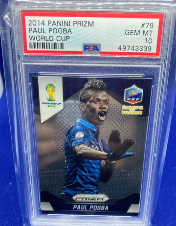 2014 Panini Prizm World Cup #79 Paul Pogba France PSA 10
