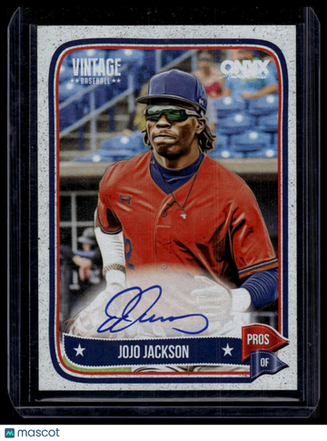 2024 Onyx Vintage Jojo Jackson #VAJOJA Autographs AU