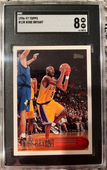 1996 Topps Kobe Bryant SGC 8 RC Rookie