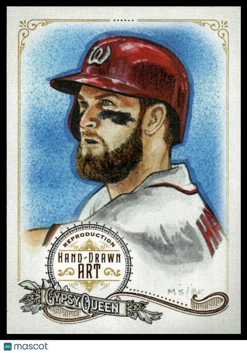 2017 Topps Gypsy Queen Bryce Harper #GQAR-BH1 Portrait Art Reproductions