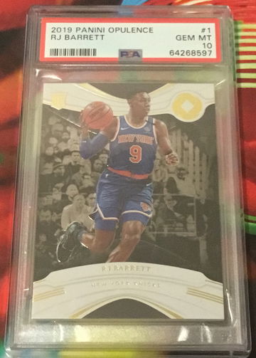 2019 RJ Barrett Panini Opulence /39 Rookie PSA 10