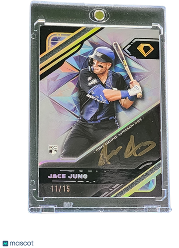 2025 Topps Diamond Icons Black Polychromatink Autograph Card Jace Jung #BPA-JJU /15 RC