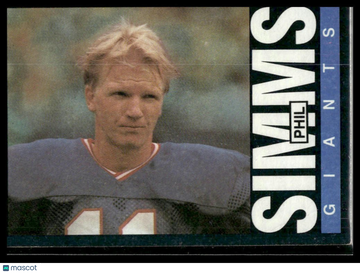 1985 Topps Phil Simms #123