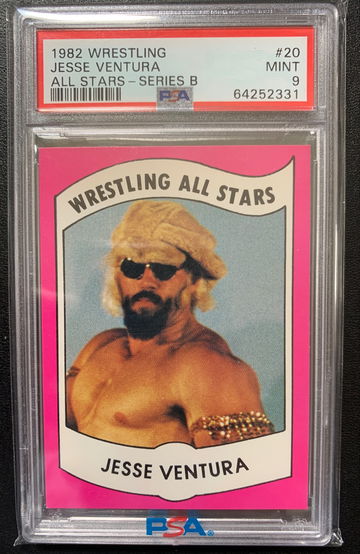 1982 Wrestling All Stars Jesse “The Body” Ventura PSA 9