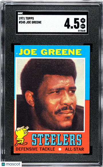 1971 Topps Joe Greene #245 SGC 4.5