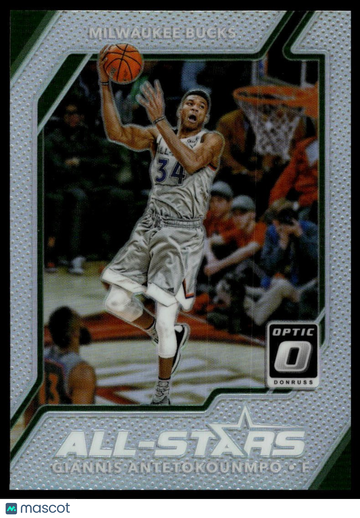 2017-18 Donruss Optic Giannis Antetokounmpo #16 All Stars Holo
