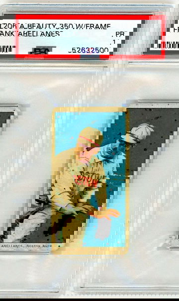 1909 T206 Frank Arellanes American Beauty 350 With Frame PSA 1 P1309