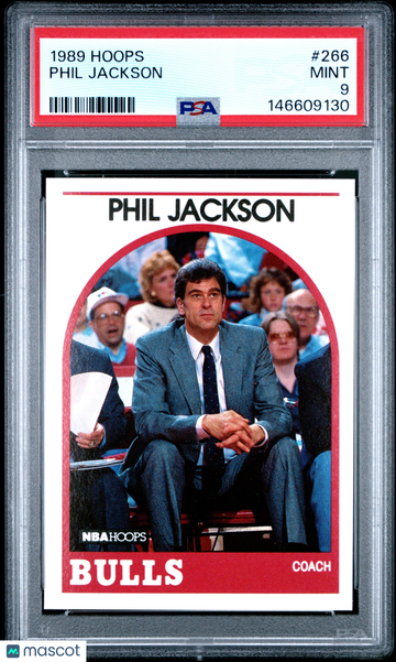 1989 Hoops Phil Jackson #266 PSA 9