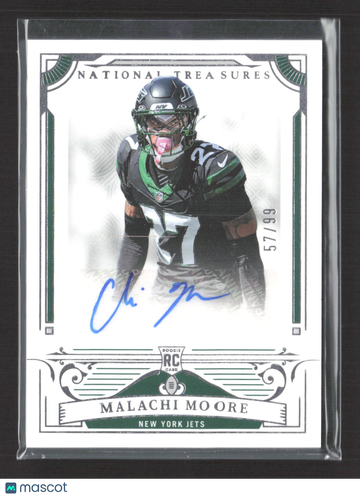 2026 Panini National Treasures Malachi Moore #139 57/99 RC Auto