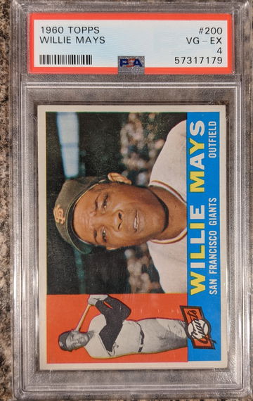 1960 Topps Willie Mays PSA 4 Centered