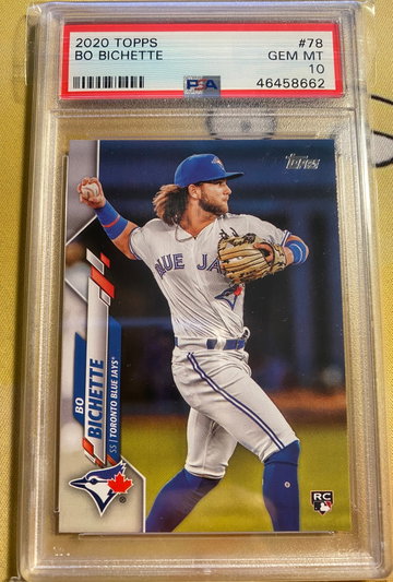 Bo Bichette Topps PSA 10 Rookie