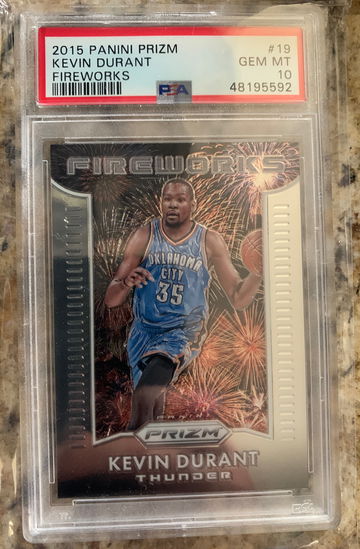 2015 prizm Kevin Durant fireworks 