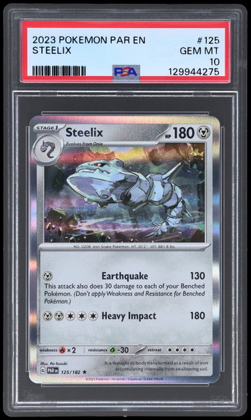 2023 Pokemon Scarlet And Violet Paradox Rift Steelix PSA 10