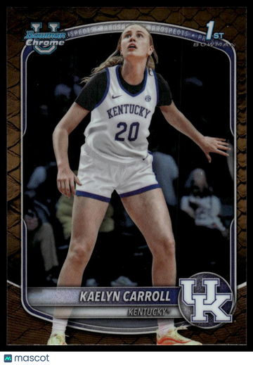 2025-26 Bowman Kaelyn Carroll #BCP-82 Chrome Prospects Reptilian Refractor