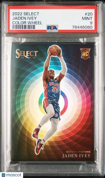 2022 Panini Select Color Wheel Jaden Ivey #20 PSA 9
