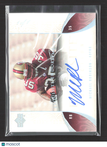 2006 Upper Deck Exquisite Collection Exquisite Endorsements Michael Robinson #EE-MR