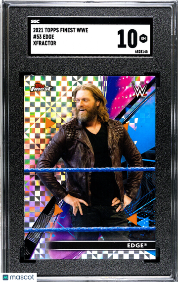 2021 Topps Finest WWE Edge #53 Xfractor Parallel/Variety SGC 10