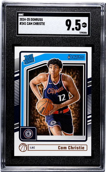 2024-25 Donruss Cam Christie #241 RC SGC 9.5