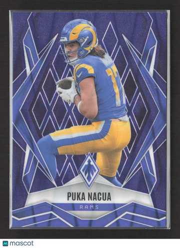 2025 Panini Phoenix Football Puka Nacua #119 Purple /35
