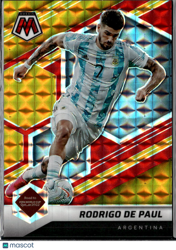 Rodrigo De Paul 2022 Panini Mosaic Road to FIFA World Cup /88 Argentina