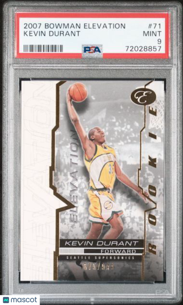 2007 Bowman Elevation Kevin Durant #71 PSA 9