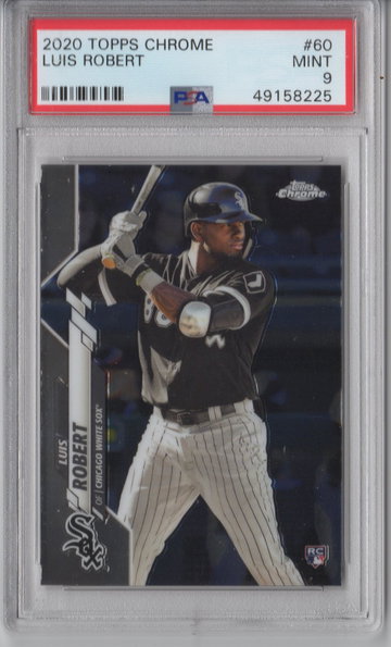 2020 Topps Chrome Luis Robert PSA 9