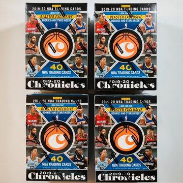 2019-20 Chronicles Basketball Blaster Box Lot of 4