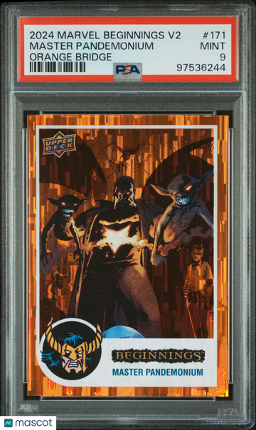 2024 Upper Deck Marvel Beginnings Vol.2 Series 2 Master Pandemonium #171 PSA 9