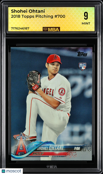 2018 Topps Shohei Ohtani #700 Pitching MBA 9