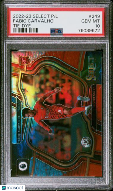 2022-23 Panini Select Premier League Fabio Carvalho #249 Tie Dye PSA 10