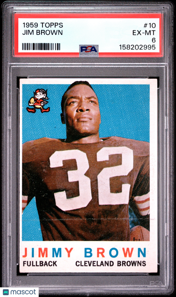 1959 Topps Jim Brown #10 PSA 6
