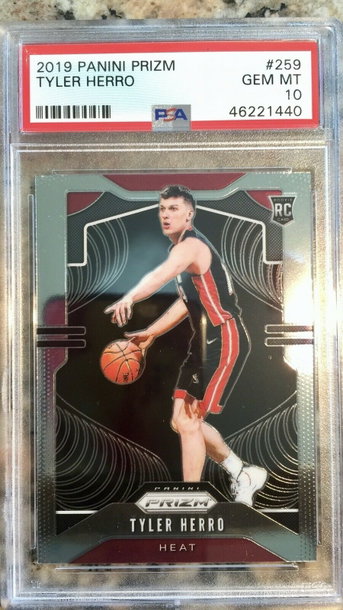 New listing
		TYLER HERRO 2019-20 PANINI PRIZM ROOKIE - PSA 10 - Miami Heat